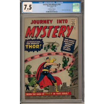 Journey Into Mystery #83 Gold Record Reprint CGC 7.5 (W) *1236141002*