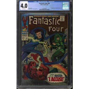 Fantastic Four #65 CGC 4.0 (W) *1237411001*