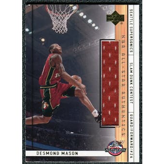 2001/02 Upper Deck NBA All-Star Authentics #DMAS Desmond Mason