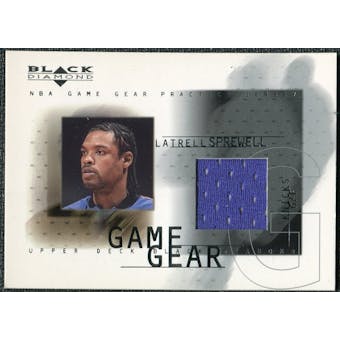 2000/01 Upper Deck Black Diamond Game Gear #LS Latrell Sprewell