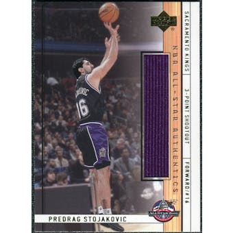 2001/02 Upper Deck NBA All-Star Authentics #PSAS Peja Stojakovic