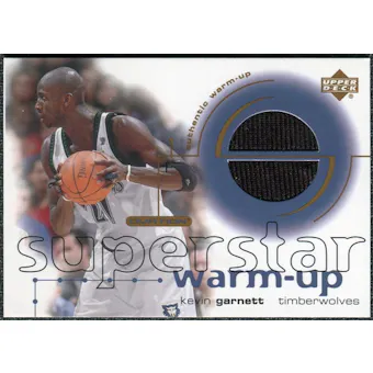 2001/02 Upper Deck Ovation Superstar Warm-Ups #KG Kevin Garnett