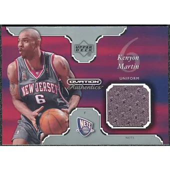 2002/03 Upper Deck Ovation Authentics Uniform #KEU Kenyon Martin
