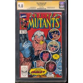 New Mutants #87 CGC 9.8 Stan Lee Signature Series (W) *1238341003*