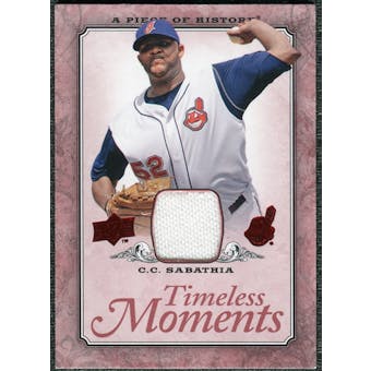 2008 Upper Deck UD A Piece of History Timeless Moments Jersey #17 C.C. Sabathia