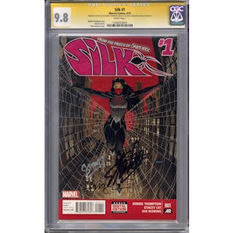 Silk #1 Stan Lee Stacey Lee Robbie Thompson Dave Johnson Signature Series CGC 9.8 (W) *1240223003*
