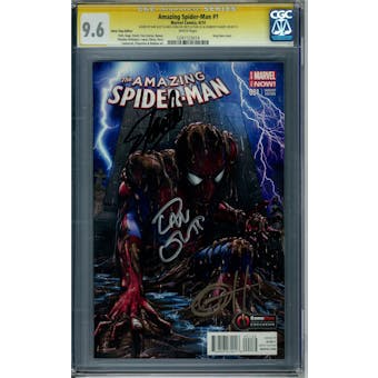 Amazing Spider-Man #1 Gamestop Edition CGC 9.6 Stan Lee Dan Slott Greg Horn Humberto Ramos Signature Series
