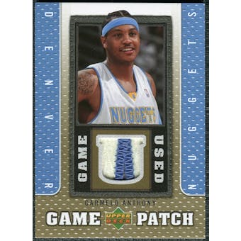 2007/08 Upper Deck UD Game Patch #CA Carmelo Anthony