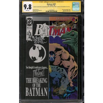 Batman #497 CGC 9.8 (W) Signed By Dixon Nolan Jones & Moench *1241818010*