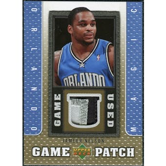 2007/08 Upper Deck UD Game Patch #JN Jameer Nelson