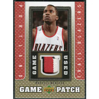 2007/08 Upper Deck UD Game Patch #MW Martell Webster