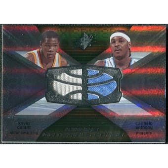 2008/09 Upper Deck SPx Winning Materials Combos #WMCAD Kevin Durant Carmelo Anthony
