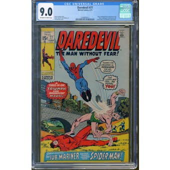Daredevil #77 CGC 9.0 (OW-W) *1244855011*