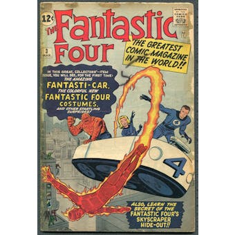 Fantastic Four #3 GD (Cover Detached)