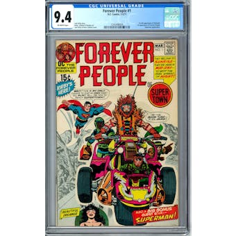 Forever People #1 CGC 9.4 (OW) *1245496004*