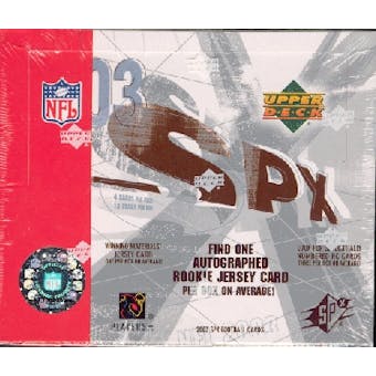 2003 Upper Deck SPx Football Hobby Box