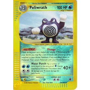 Pokemon Expedition Single Poliwrath 24/165 - Reverse Holo