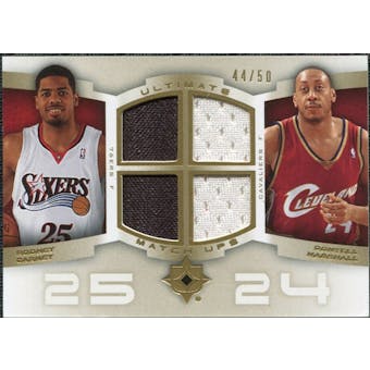 2007/08 Upper Deck Ultimate Collection Matchups Gold #RD Donyell Marshall Rodney Carney /50
