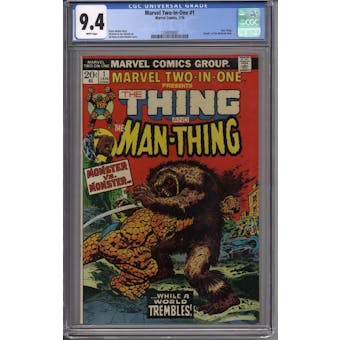 Marvel Two-In-One #1 CGC 9.4 (W) *1250030007*