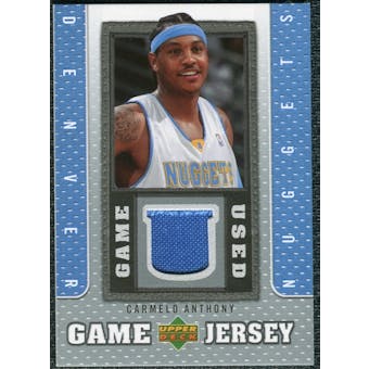 2007/08 Upper Deck UD Game Jersey #CA Carmelo Anthony