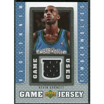 2007/08 Upper Deck UD Game Jersey #KG Kevin Garnett