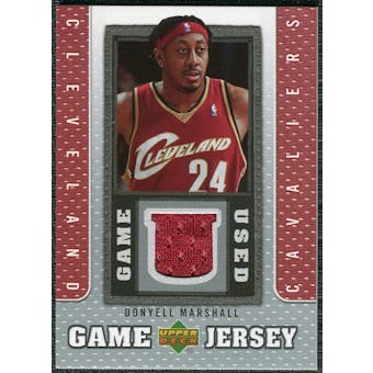 2007/08 Upper Deck UD Game Jersey #MA Donyell Marshall