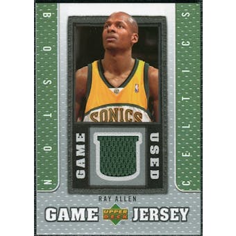 2007/08 Upper Deck UD Game Jersey #RA Ray Allen