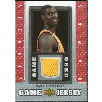 2007/08 Upper Deck UD Game Jersey #WI Marvin Williams
