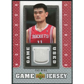 2007/08 Upper Deck UD Game Jersey #YM Yao Ming
