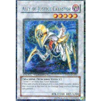 Yu-Gi-Oh Duel Terminal 1 Single Ally of Justice Catastor Rare NEAR MINT (NM)