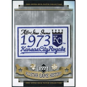2003 Upper Deck UD Patch Collection All-Star Game Patches #44 Kansas City Royals 1973