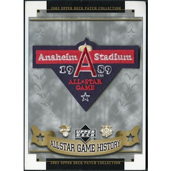 2003 Upper Deck UD Patch Collection All-Star Game Patches #60 Anaheim Angels 1989