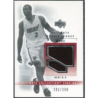 2003/04 Upper Deck Ultimate Collection Jerseys #DY Dwyane Wade /200
