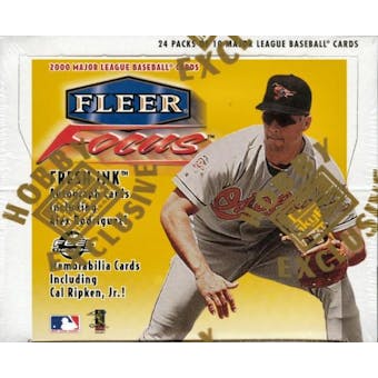 2000 Fleer Focus Baseball Hobby Box