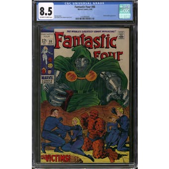 Fantastic Four #86 CGC 8.5 (OW-W) *1254963009*