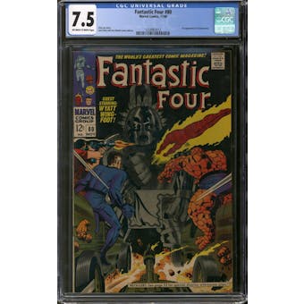 Fantastic Four #80 CGC 7.5 (OW-W) *1254963012*