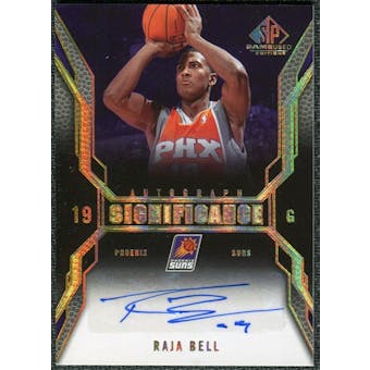 2007/08 Upper Deck SP Game Used SIGnificance #SIRB Raja Bell Autograph