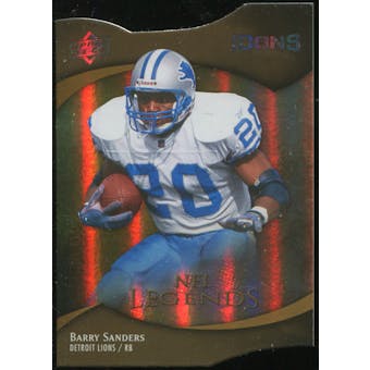 2009 Upper Deck Icons Gold Holofoil Die Cut #180 Barry Sanders 20/25