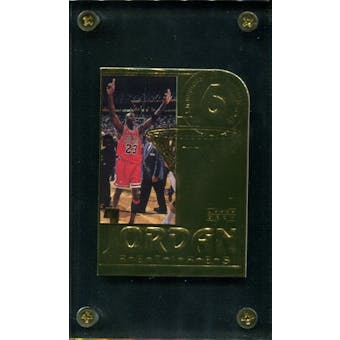 1999 Upper Deck 22K Gold Michael Jordan #4 Michael Jordan Championship /24500