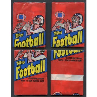 1982 Topps Football Wax Pack 135 Count Miswrap Lot