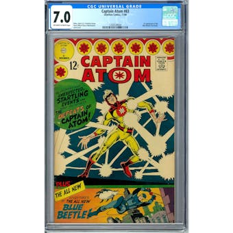 Captain Atom #83 CGC 7.0 (OW-W) *1260534004*