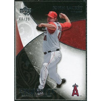 2007 Upper Deck Exquisite Collection Rookie Signatures #15 John Lackey /99