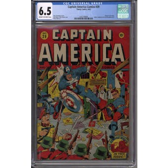 Captain America Comics #23 CGC 6.5 (C-OW) *1262109006*