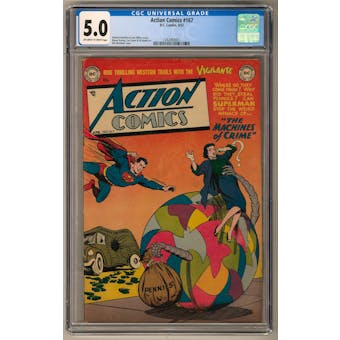 Action Comics #167 CGC 5.0 (OW-W) *1262864001*