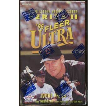 1996 Fleer Ultra Series 2 Baseball Jumbo Retail 20 Pack Box