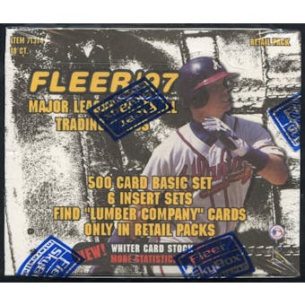 1997 Fleer Series 1 Baseball Retail Box