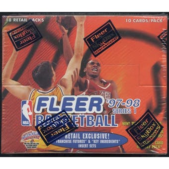 1997/98 Fleer Series 1 Basketball Retail Box