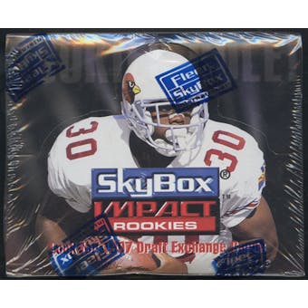 1996 Skybox Impact Rookies Football 18-Pack Box