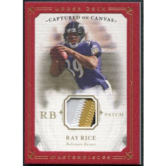 2008 Upper Deck Masterpieces Captured on Canvas Jerseys Patch #CC56 Ray Rice 26/50