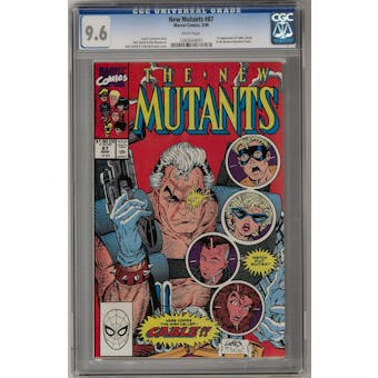 New Mutants #87 CGC 9.6 (W) *1263664001*